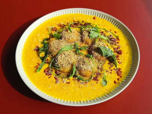 샤프란단호박뇨끼